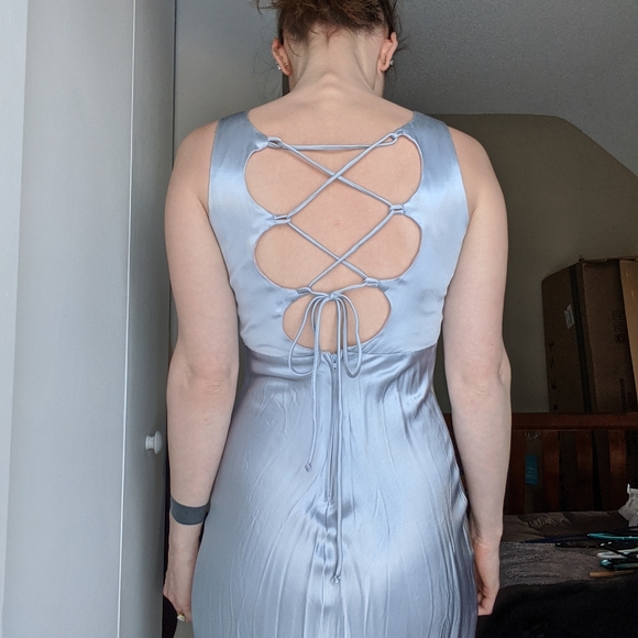 Roberta Bridal Dresses & Skirts - light blue ankle-length dress